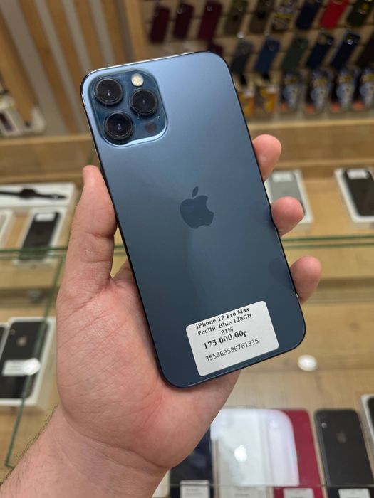 iPhone 12 Pro Max 128GB 81% Blue Айфон 12 про макс 128гб