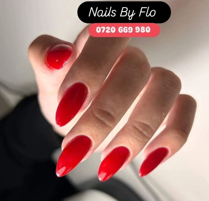 Unghii cu gel și oja semipermanenta ‼️