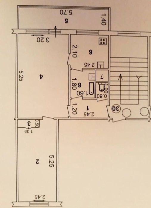 Продаю 2/2/4 квартира на Авиосозлар 4.