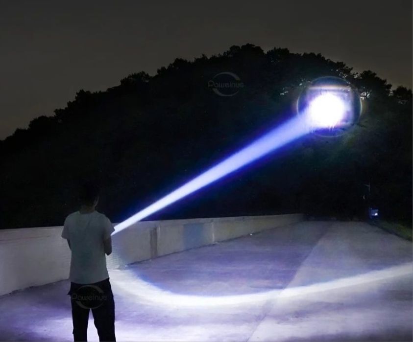 Повербанк-мощный фонарь 2 в 1