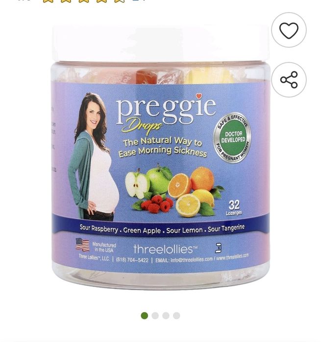 Preggie drops 32 пластинки,США