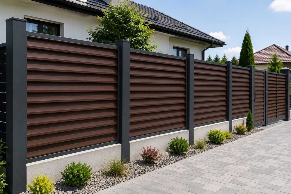 Garduri Porti si balustrade din fier,BETON si aluminiu ,tabla TRAFORATA ,sipca Jaluzea , Mobila , scandura WPC