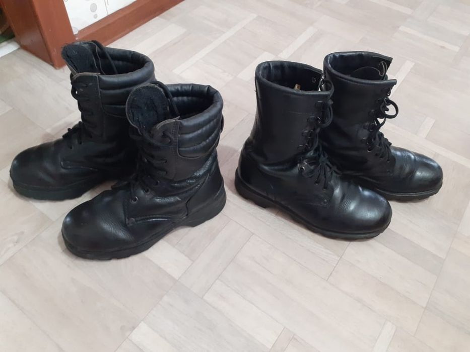Продам берцы, кожанные.