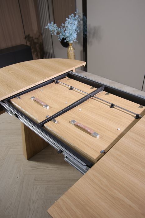 СТОЛ ФАРАОН (ШПОН) 120(200)×120×75