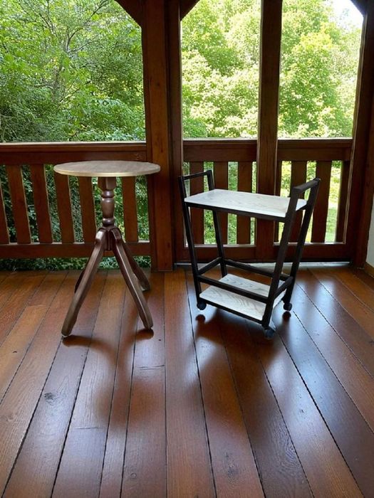 Столики, сервировочные столики из дерева, табуреты ,готовые и на заказ