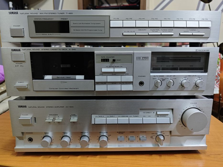 Casetofon deck Yamaha  silver