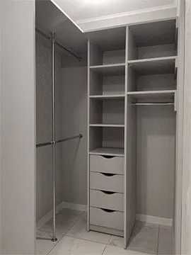 ГАРДЕРОБНЫЕ комнаты, шкафы по индивидуальным размерам ТОЧНО В СРОК.