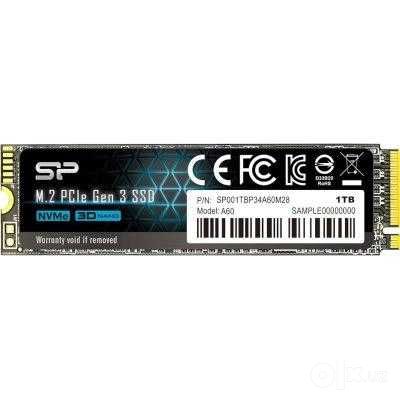 Твердотельный накопитель SSD Silicon Power M.2 NVMe A60 1 TB
