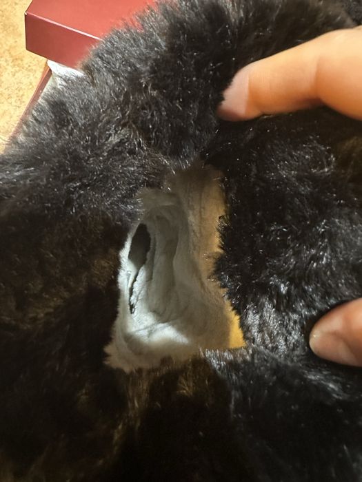 Оригинални ботуши с естествена вата и пух Baldinini Trend, 37