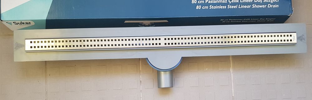 Линейни подови сифони за баня 80 см. дебит 50 мм.