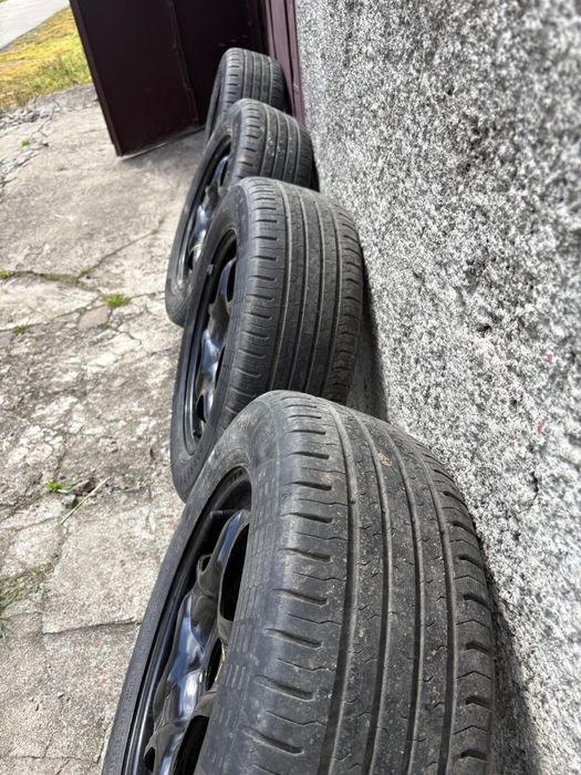 Jante originale DACIA cu anvelope Continental 205/55 R16 noi