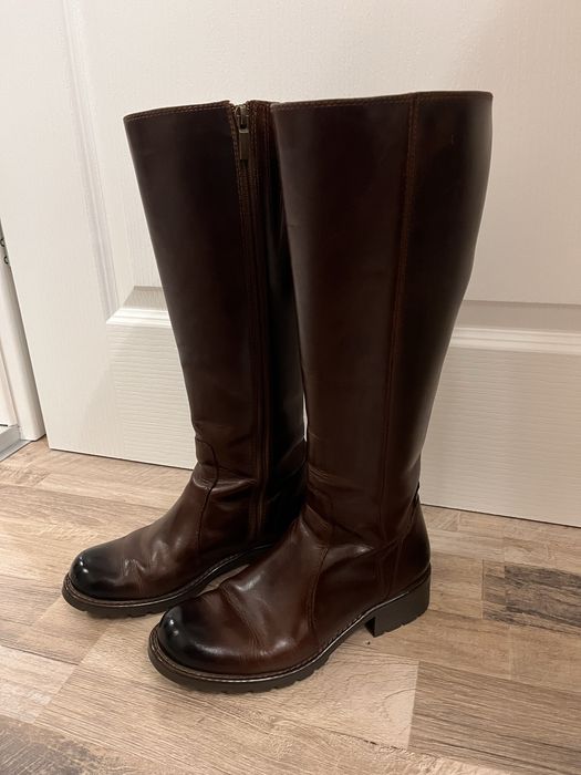 Дамски кожени ботуши (37 номер)