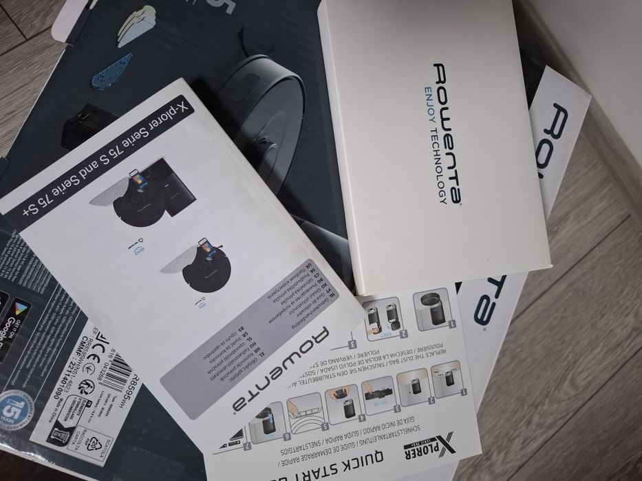 Aspirator Robot ROWENTA X-plorer 75 S+ RR8595WH, 0.26l, 21.6V, Autonom