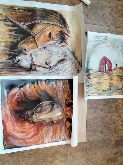 Лот 3 картини ръчна изработка