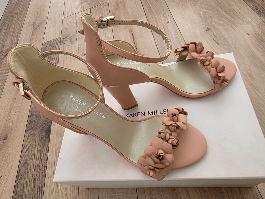 Кожени сандали Karen Millen