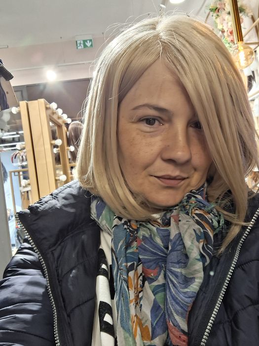 Perucă păr natural stare excelentă