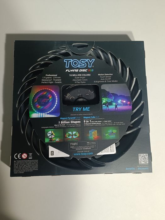 Disc zburator Tosy RGB 16M culori NOU