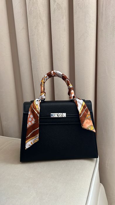 Сумка чёрная эрмес