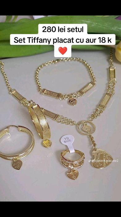 Bijuterie placat cu aur