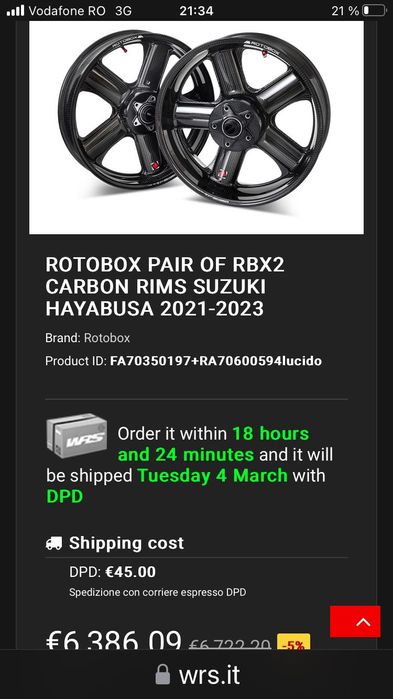 Hayabusa Gen 3 2022-400 Hp supercharger de excepție/exclusivista -Rară