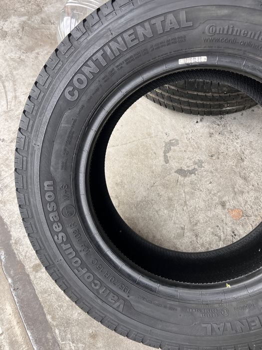 2 anvelope ca NOI M+S 195/70/15 C , Continental , 9.7 mm