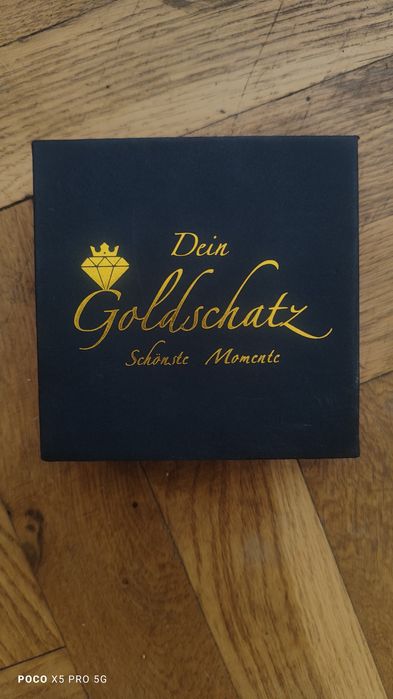 Сребърно колие с две сърца – чисто ново