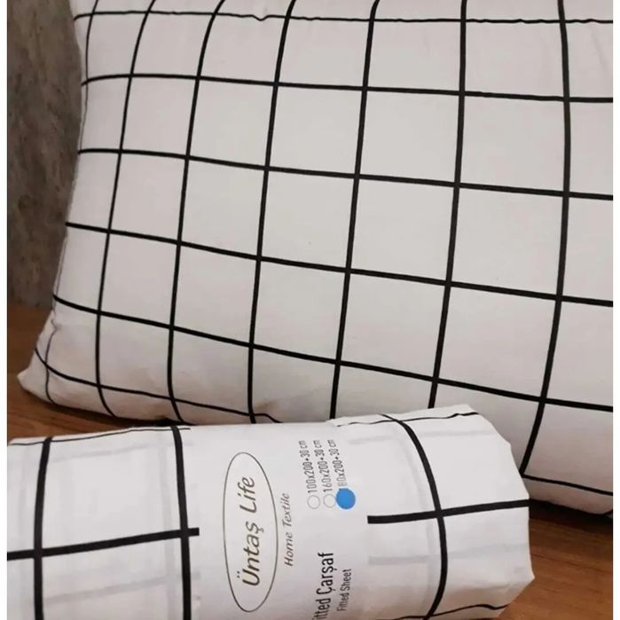 Единичен еластичен чаршаф и калъфка за възглавница
100*200