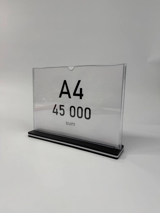 A4 podstavka меню холдер
