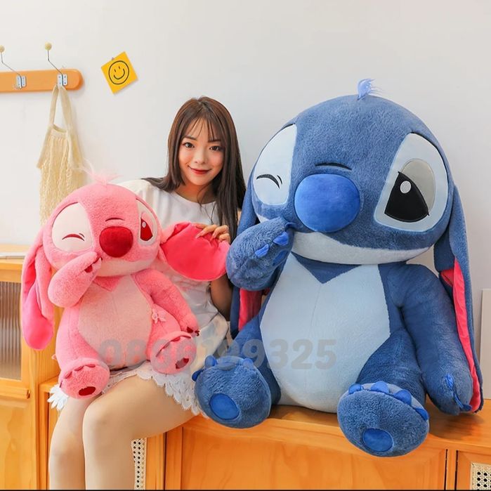 Голяма плюшена играчка Стич, 60см Лило и Стич плюшени играчки Stitch