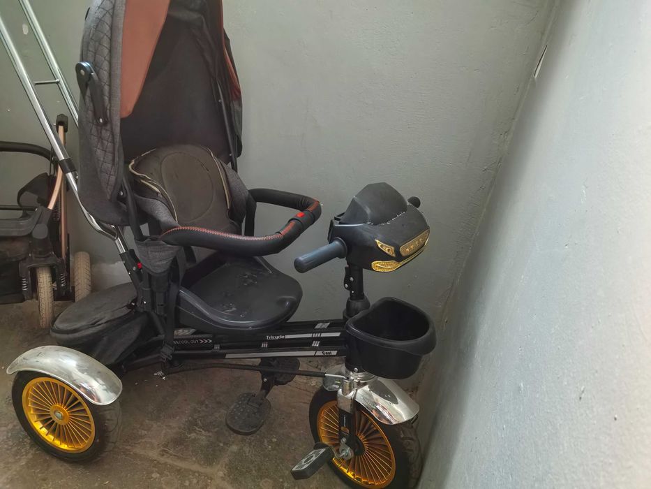 Велосипед коляска детский