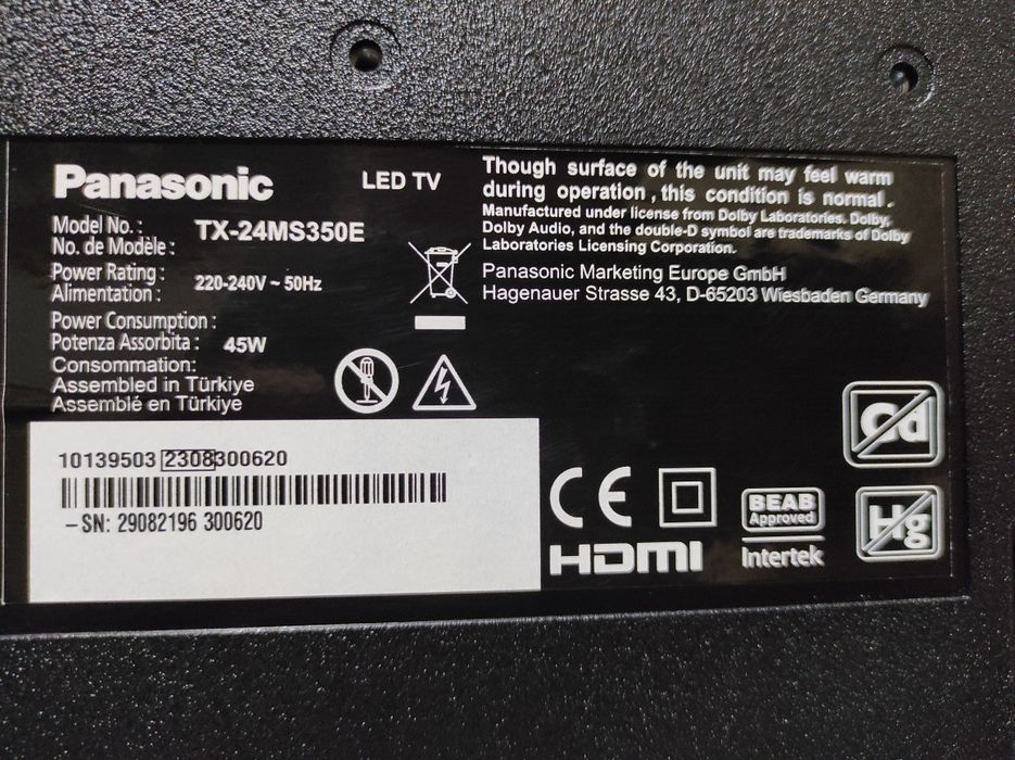 Smart tv Panasonic 60 cm