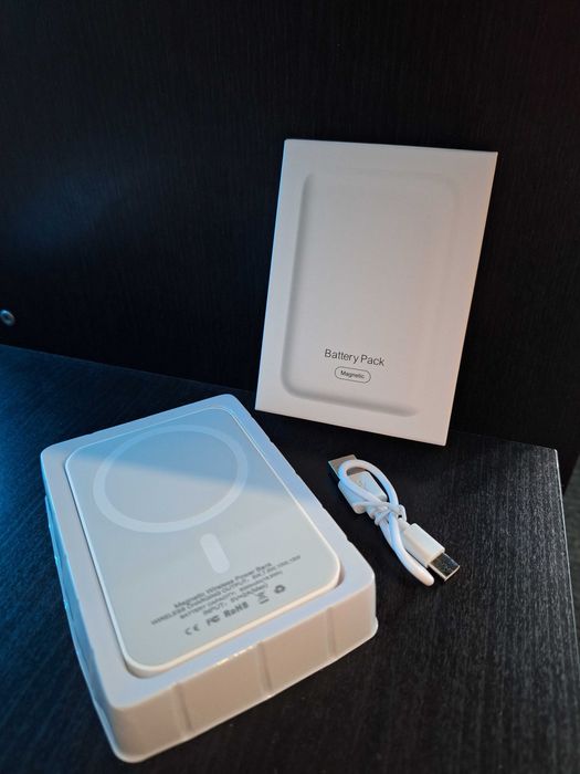 Powerbank Magnetic MagSafe 5000 mAh – Nou, Încărcare Wireless