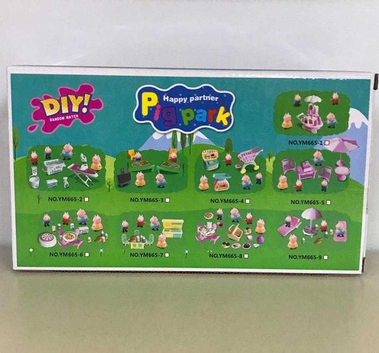 Набор фигурок Свинка Пеппа Peppa 4 фигурки