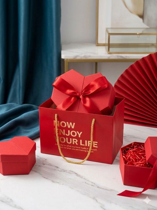 Декоративные коробки для подарков.