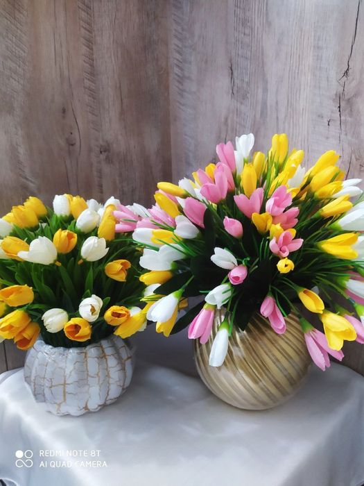 Sovga uchun suniy gullar optom narxda