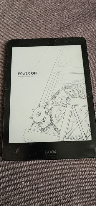 Onyx Boox E-ink Ebook Reader 7.8 inch husa cu tastatură cu fisură pe ecran