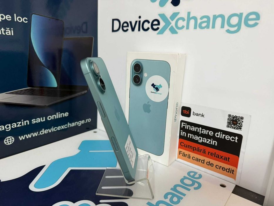 iPhone 16 Verde 128 GB  93% Sh * Garantie *Buy Back * deviceXchange