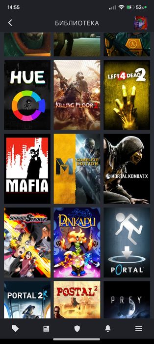 Steam account с играми