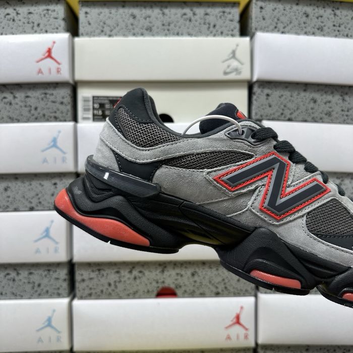 New Balance 9060 Grey Black Red U9060JBO