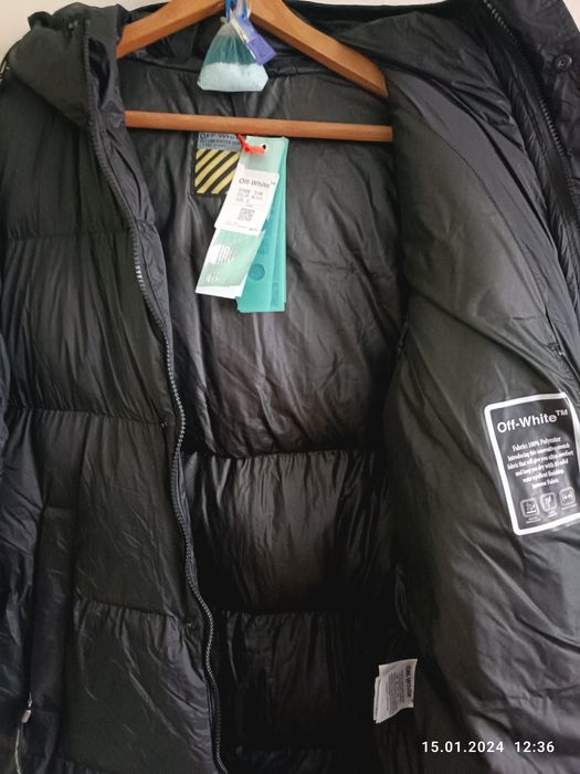OFF WHITE-Мъжко Зимно Яке.