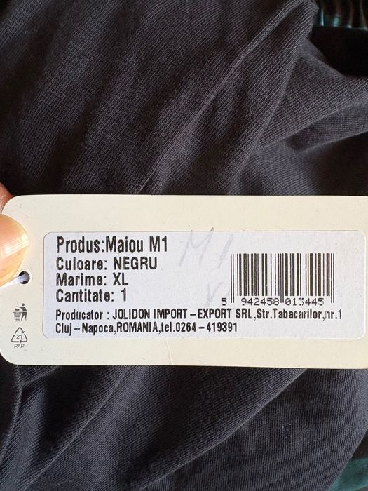Maieu Jolidon bumbac 100% XL
