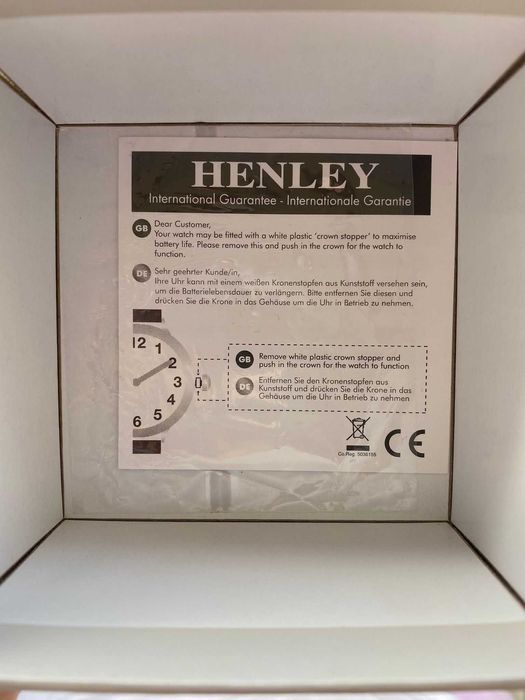 Ceas Henley dama nepurtata