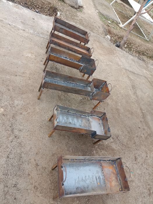 Мангал шамбур палчка табуреткасымен бар