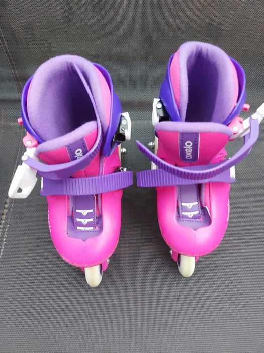 Role reglabile OXELO Play3 Roz-Mov