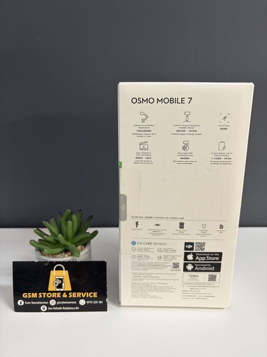 Ghimbel Dji Osmo Mobile 7 Nou Sigilat Garantie Gsm Store&Service