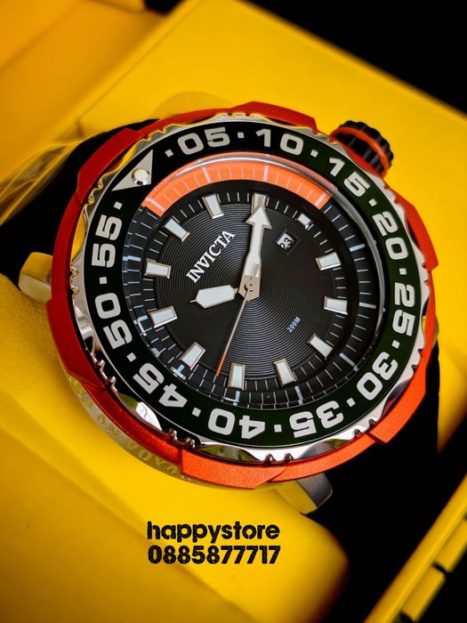 INVICTA Chrononaut Orange 52 mm, Инвикта нов ръчен часовник