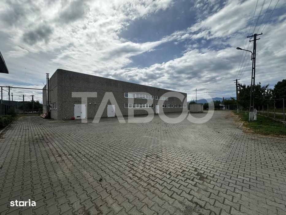 Hala industriala de inchiriat cu acces tir curte privata in Selimbar
