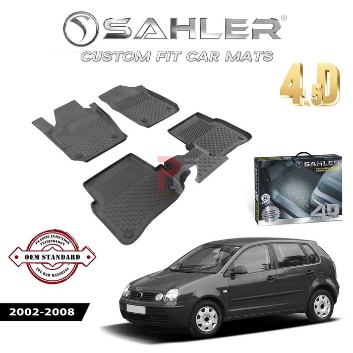 Гумени стелки за VOLKSWAGEN Polo / ПОЛО / 2002-2009