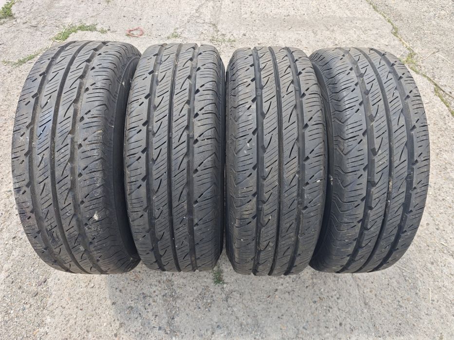 Jante aliaj Alutec Germany 5x118, 7jx15, ET60 cu anvelope vara 215/70/15C, Uniroyal Rain Max 2, profil 8 mm