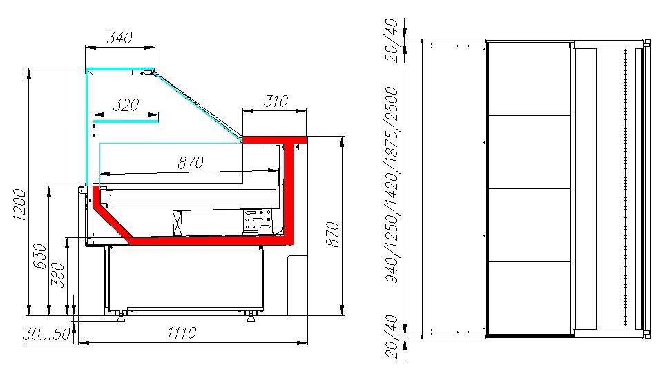 Холодильник Carboma® в хорошем состоянии
